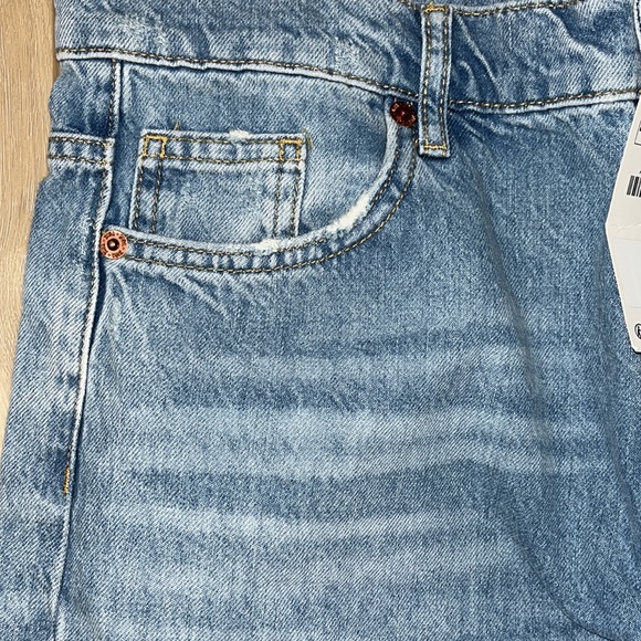 ZARA mid rise relaxed distressed jean Size 10 NEW - Picture 3 of 10